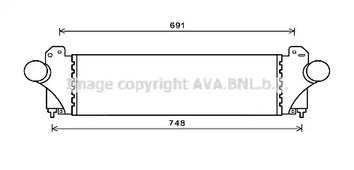 Интеркулер AVA QUALITY COOLING IV4129