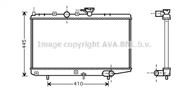 Радиатор охлаждения двигателя AVA QUALITY COOLING KA2050