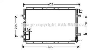 Конденсатор кондиционера AVA QUALITY COOLING KA5030