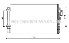 Конденсатор кондиционера AVA QUALITY COOLING KA5157D