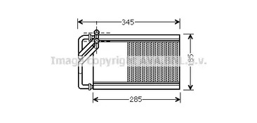 Теплообменник отопления салона AVA QUALITY COOLING KA6125