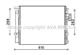 Конденсатор кондиционера AVA QUALITY COOLING KAA5149D