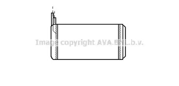 Теплообменник отопления салона AVA QUALITY COOLING LC6032