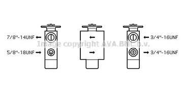 Расширительный клапан кондиционера AVA QUALITY COOLING MS1113