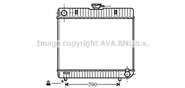 Радиатор охлаждение двигателя AVA QUALITY COOLING MS2042