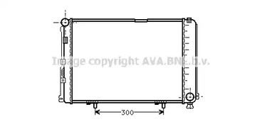 Радиатор системы охлаждения AVA QUALITY COOLING MS2067