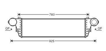 Интеркулер AVA QUALITY COOLING MS4379