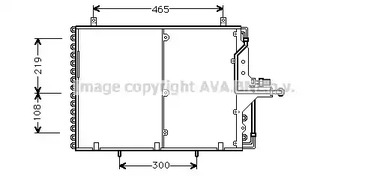 Конденсатор кондиционера AVA QUALITY COOLING MS5169