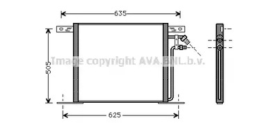 Конденсатор кондиционера AVA QUALITY COOLING MS5220