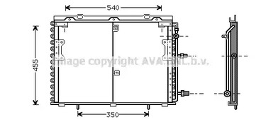 Конденсатор кондиционера AVA QUALITY COOLING MS5221