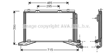 Конденсатор кондиционера AVA QUALITY COOLING MS5222