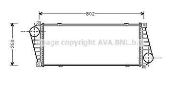 Интеркулер AVA QUALITY COOLING MSA4217
