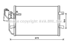 Конденсатор кондиционера AVA QUALITY COOLING MSA5289D