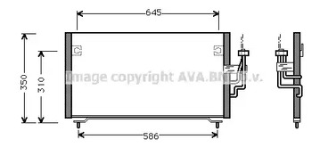 Конденсатор кондиционера AVA QUALITY COOLING MT5106