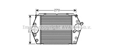 Интеркулер AVA QUALITY COOLING MZ4188