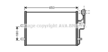 Конденсатор кондиционера AVA QUALITY COOLING MZ5186