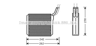 Теплообменник отопления салона AVA QUALITY COOLING OL6205