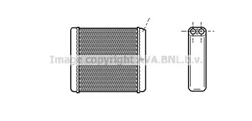Теплообменник отопления салона AVA QUALITY COOLING OL6206