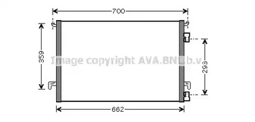 Конденсатор кондиционера AVA QUALITY COOLING OLA5334