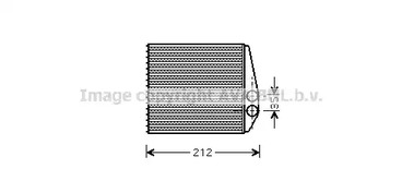 Теплообменник отопление салона AVA QUALITY COOLING OLA6354