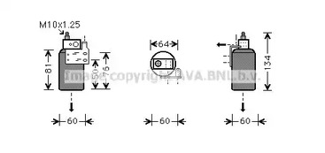 Осушитель кондиционера AVA QUALITY COOLING OLD143