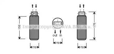 Осушитель кондиционера AVA QUALITY COOLING OLD288