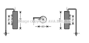 Осушитель кондиционера AVA QUALITY COOLING OLD336