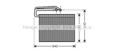 Испаритель кондиционера AVA QUALITY COOLING OLV399