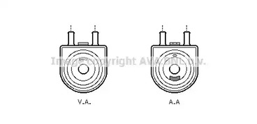 Радиатор масляный AVA QUALITY COOLING PE3285