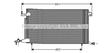 Радиатор кондиционера AVA QUALITY COOLING PE5186