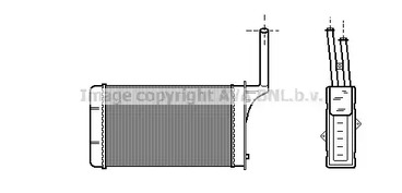 Теплообменник отопление салона AVA QUALITY COOLING PE6049