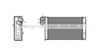 Теплообменник отопления салона AVA QUALITY COOLING PE6233