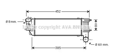 Интеркулер AVA QUALITY COOLING PEA4204