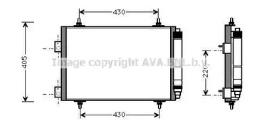 Конденсатор кондиционера AVA QUALITY COOLING PEA5215D