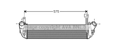 Интеркулер AVA QUALITY COOLING RT4346