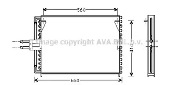 Конденсатор кондиционера AVA QUALITY COOLING RT5189