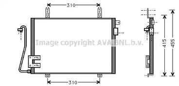 Конденсатор кондиционера AVA QUALITY COOLING RT5221