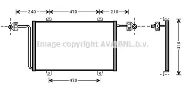Конденсатор кондиционера AVA QUALITY COOLING RT5278