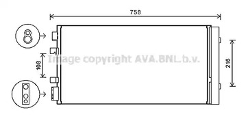 Конденсатор кондиционера AVA QUALITY COOLING RT5483D