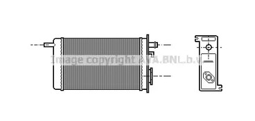 Теплообменник отопления салона AVA QUALITY COOLING RT6096