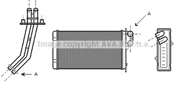 Теплообменник отопления салона AVA QUALITY COOLING RT6170