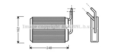 Радиатор отопителя AVA QUALITY COOLING RT6220