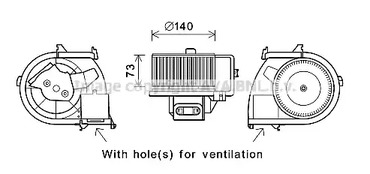 Двигатель вентилятора AVA QUALITY COOLING RT8594