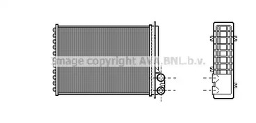 Теплообменник отопления салона AVA QUALITY COOLING RTA6205