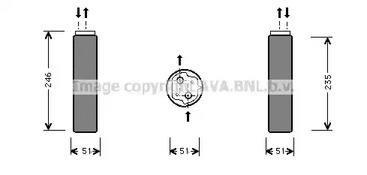 Осушитель кондиционера AVA QUALITY COOLING RTD094