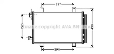 Конденсатор кондиционера AVA QUALITY COOLING SZ5090D
