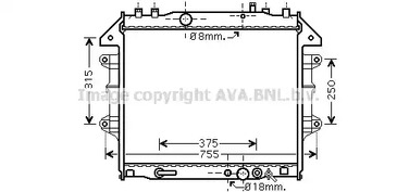 Радиатор ava quality cooling AVA QUALITY COOLING TO2496