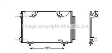 Конденсатор кондиционера AVA QUALITY COOLING TO5327D