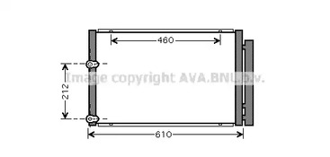 Конденсатор кондиционера AVA QUALITY COOLING TO5429D