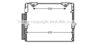 Конденсатор кондиционера AVA QUALITY COOLING TO5560D